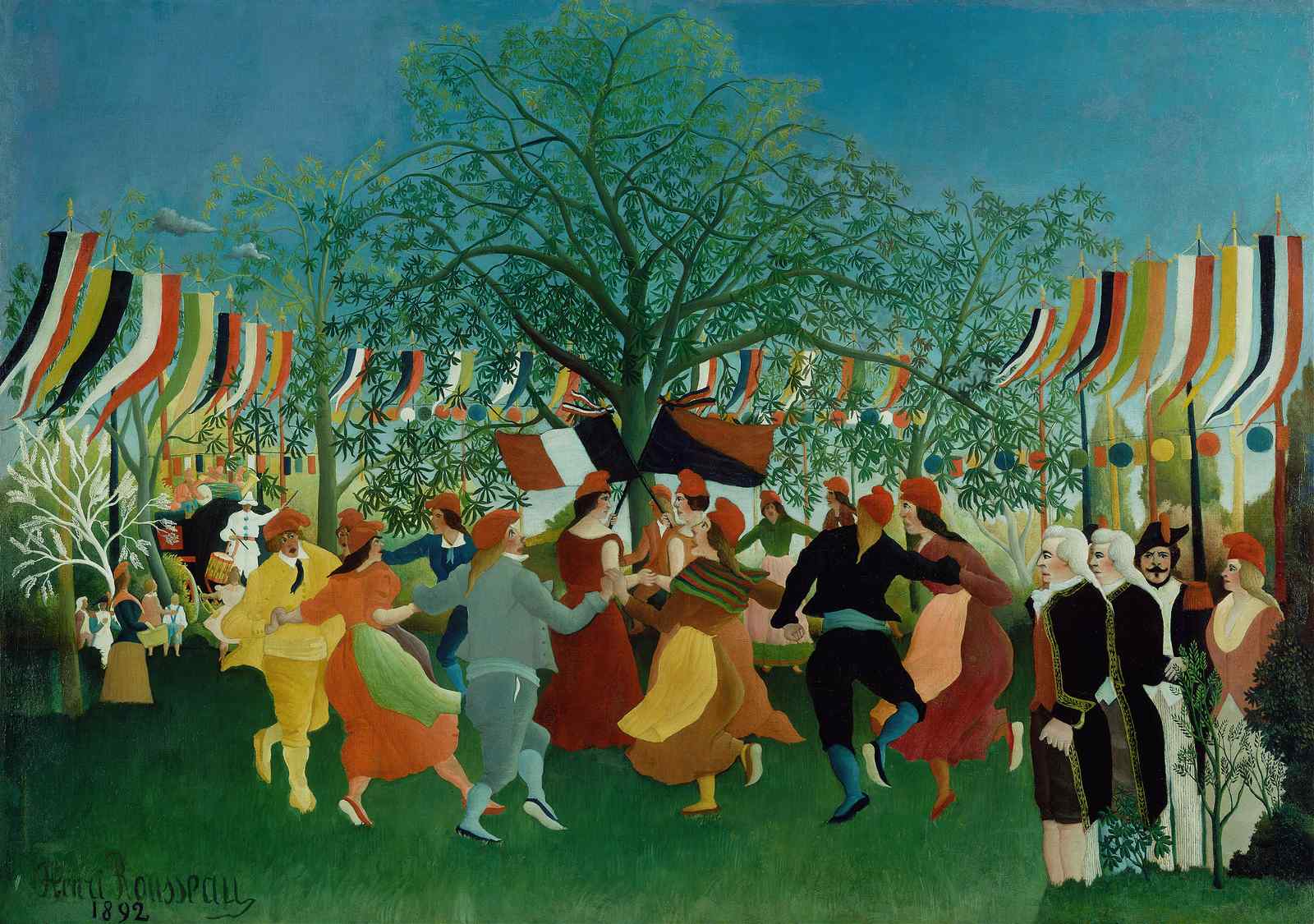 Vibrant Folk Dance Rousseau Wall Art