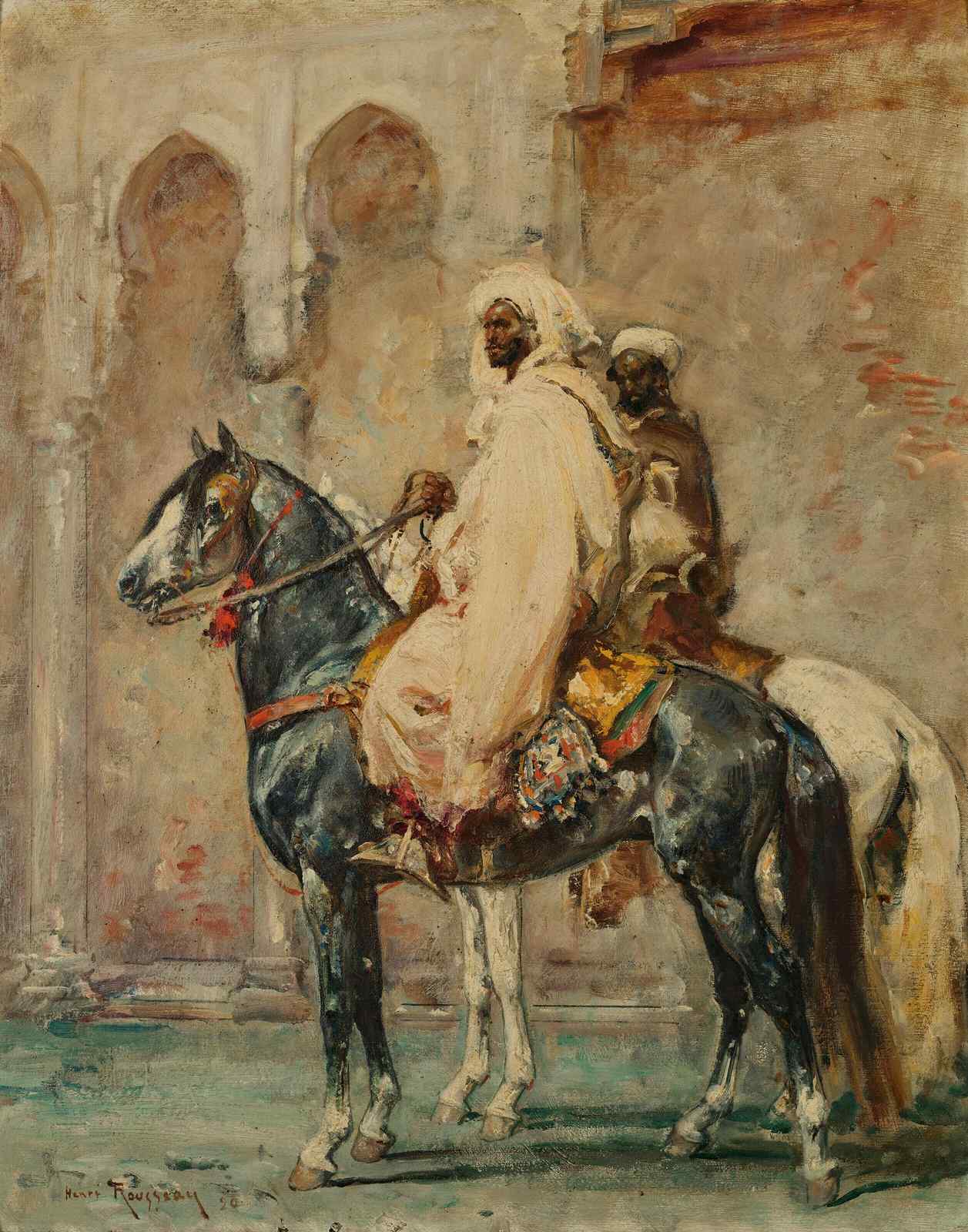 Men on Horseback Orientalism Wall Art