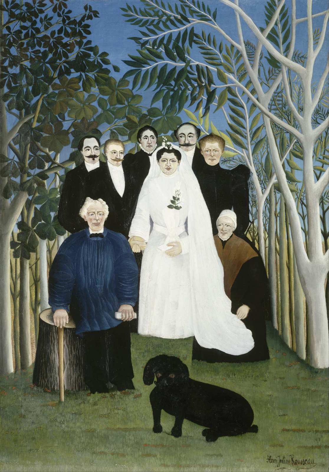 The Wedding in the Forest Wall Art