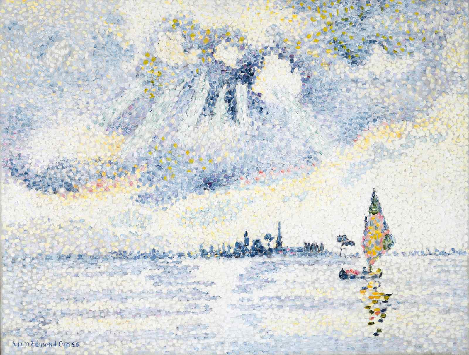 Impressionist Sailboat Seascape Wall Art