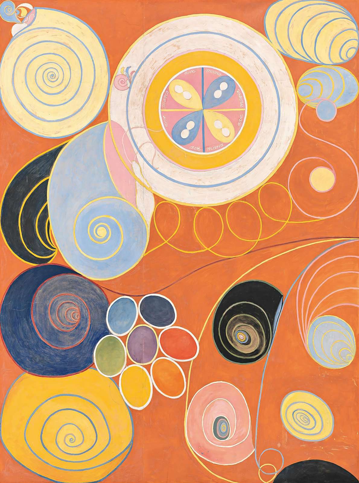 Mystic Spirals Abstract Art Wall Art