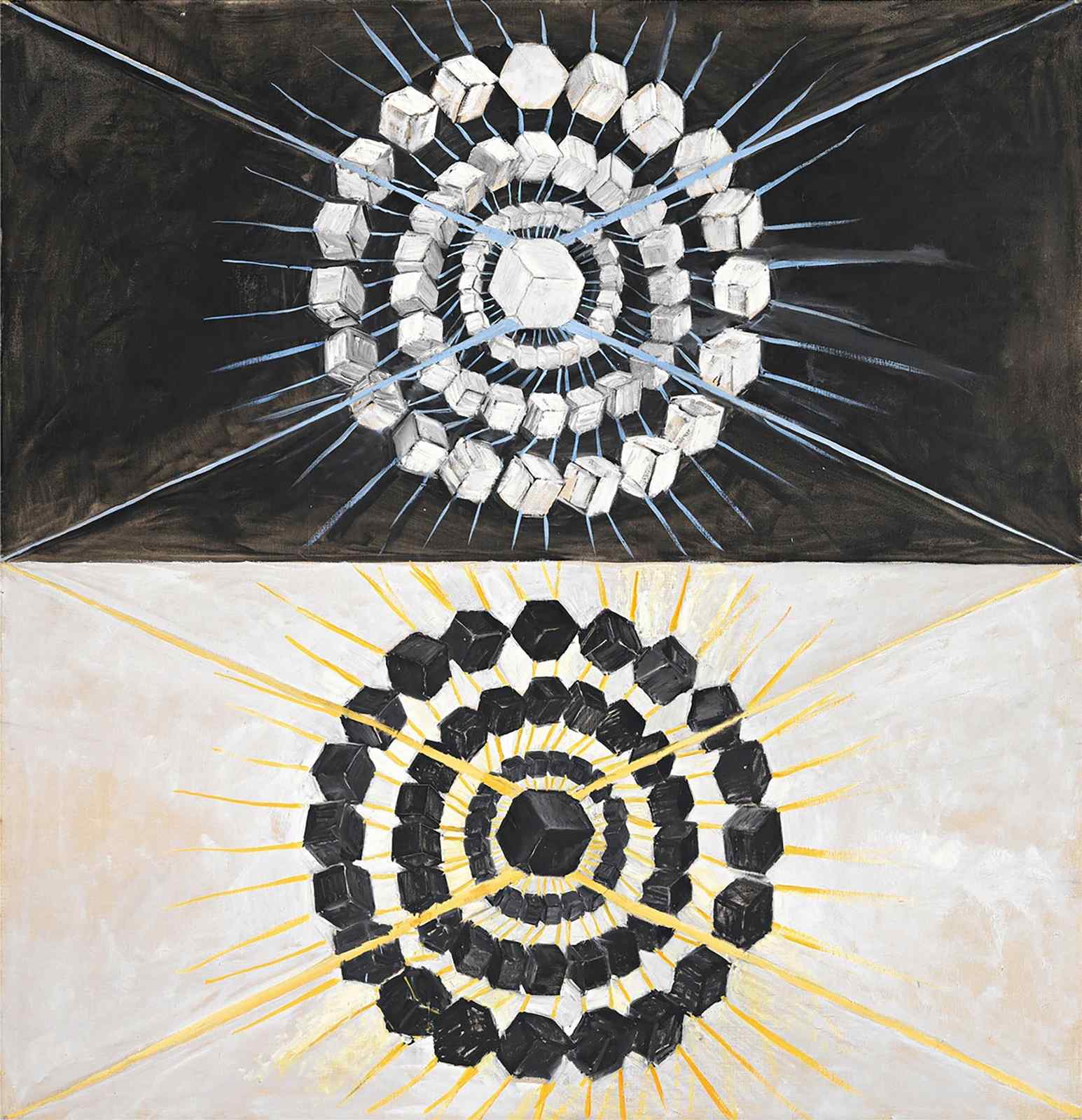 Geometric Radiance Abstract Art Wall Art