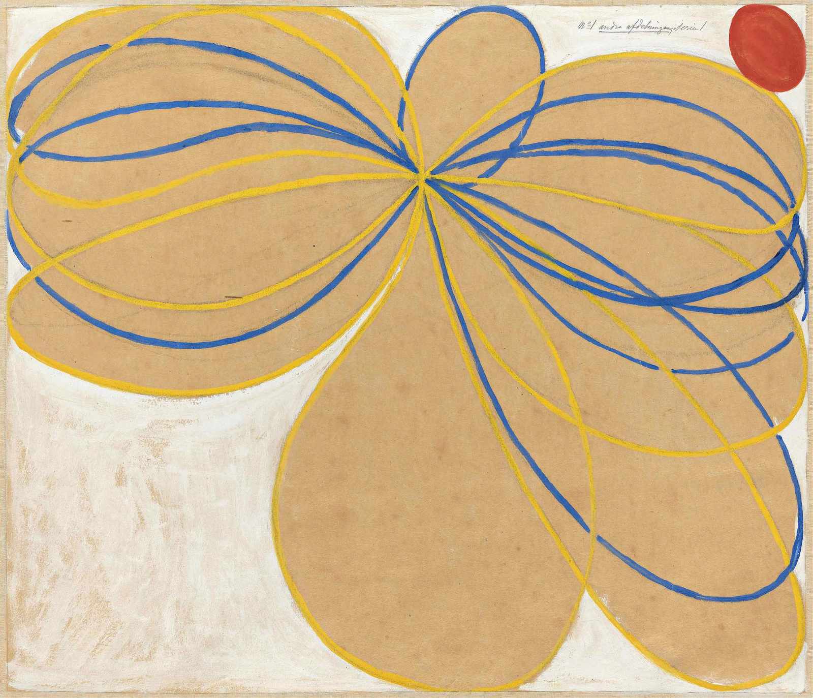 Abstract Blue Yellow Floral Wall Art
