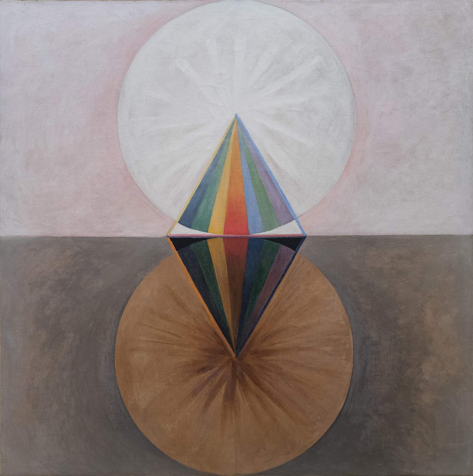 Abstract Spiritual Chakra Rainbow Wall Art