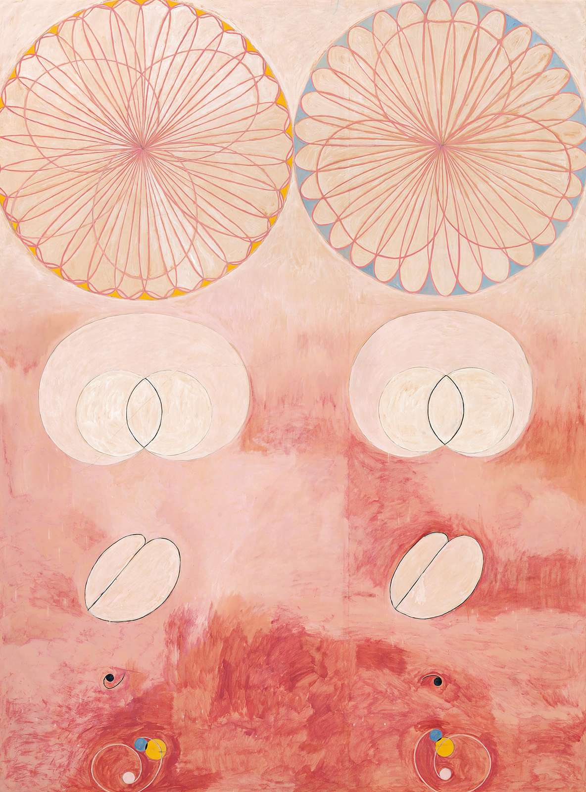 Abstract Floral Symmetry Wall Art