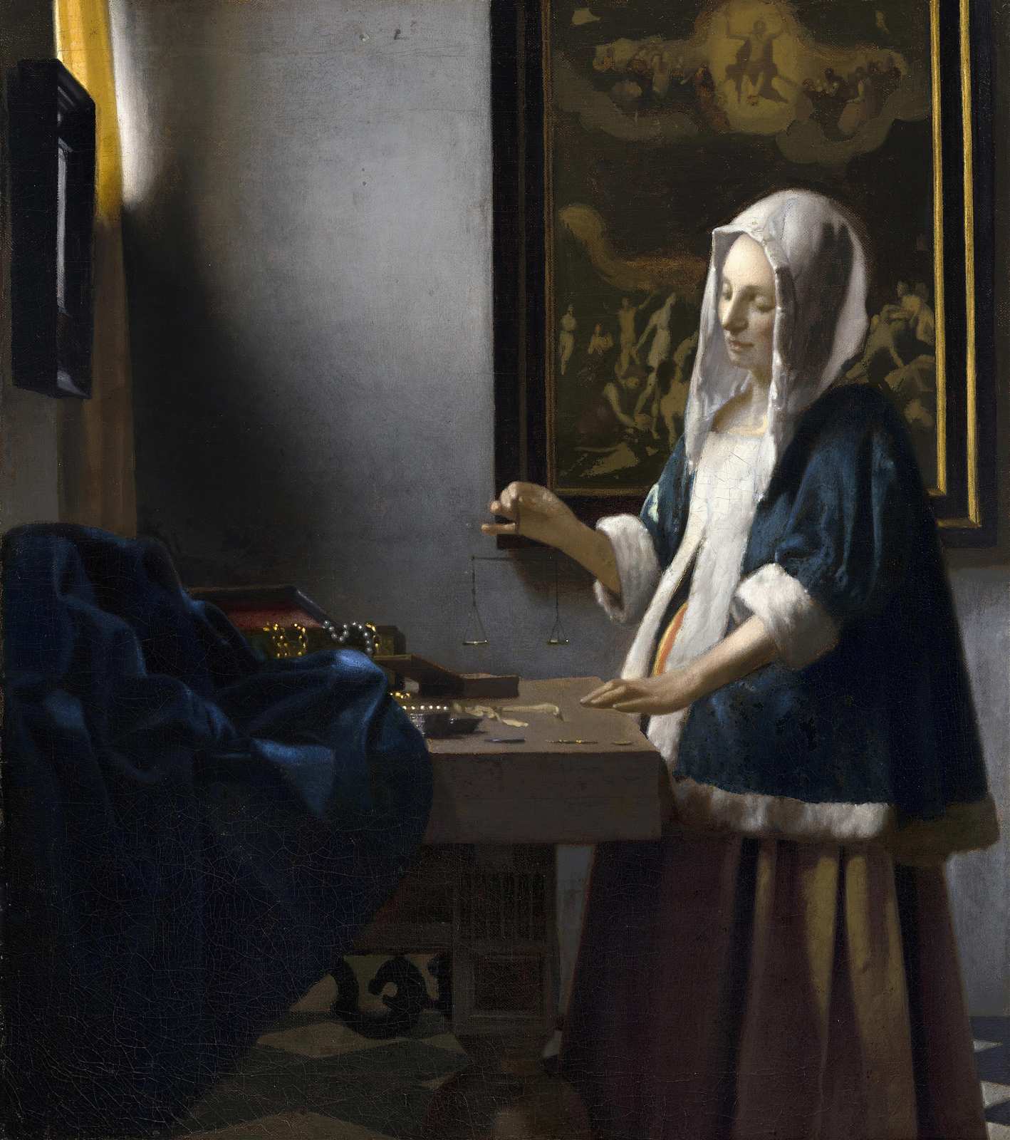Vermeer "Woman Holding a Balance" Wall Art