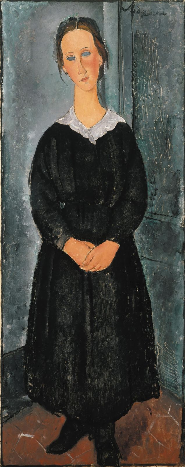 Modigliani "Young Girl in Black" Wall Art
