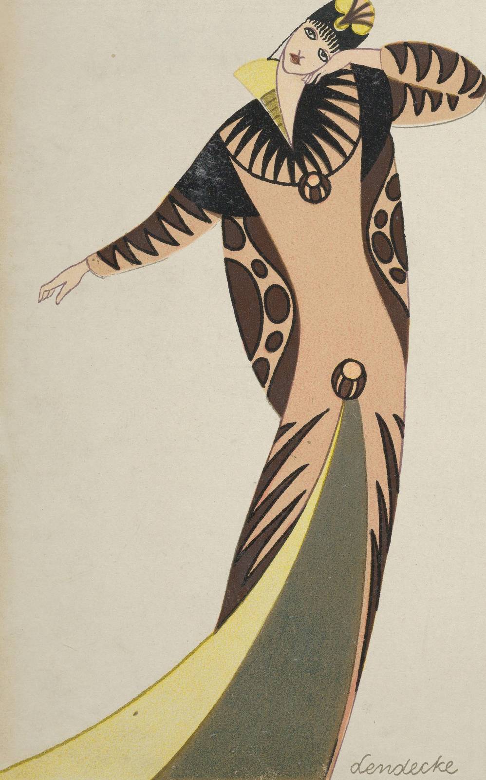 Art Deco Fashion Figure Wall Art
