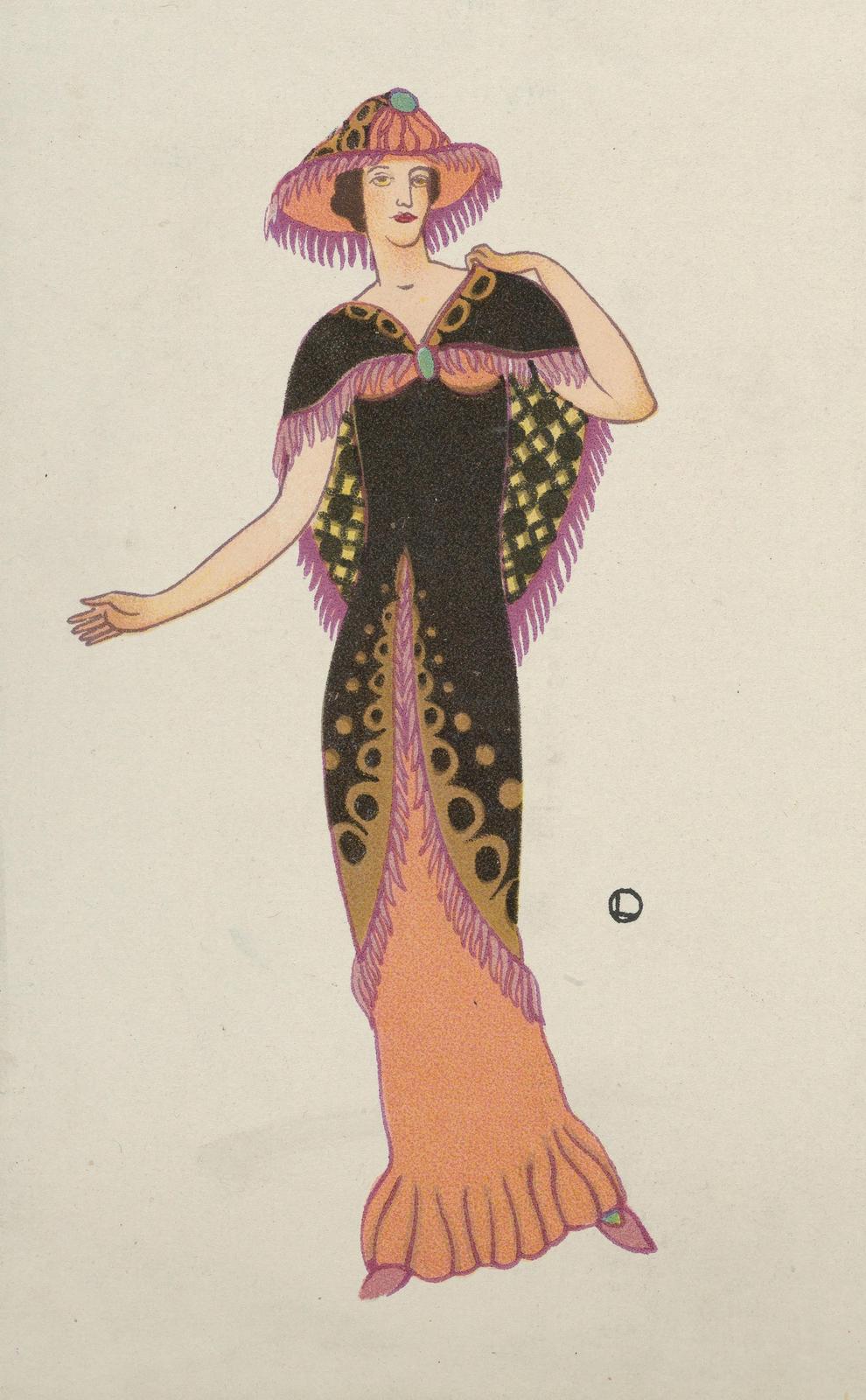 Art Deco Fashionista Wall Art