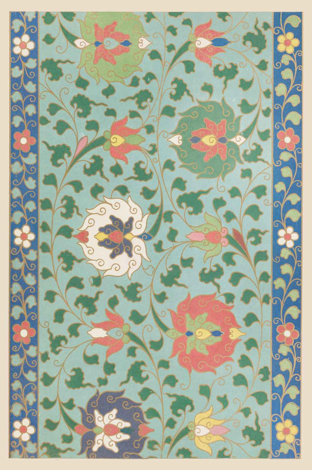 Vintage Floral Pattern Wall Art