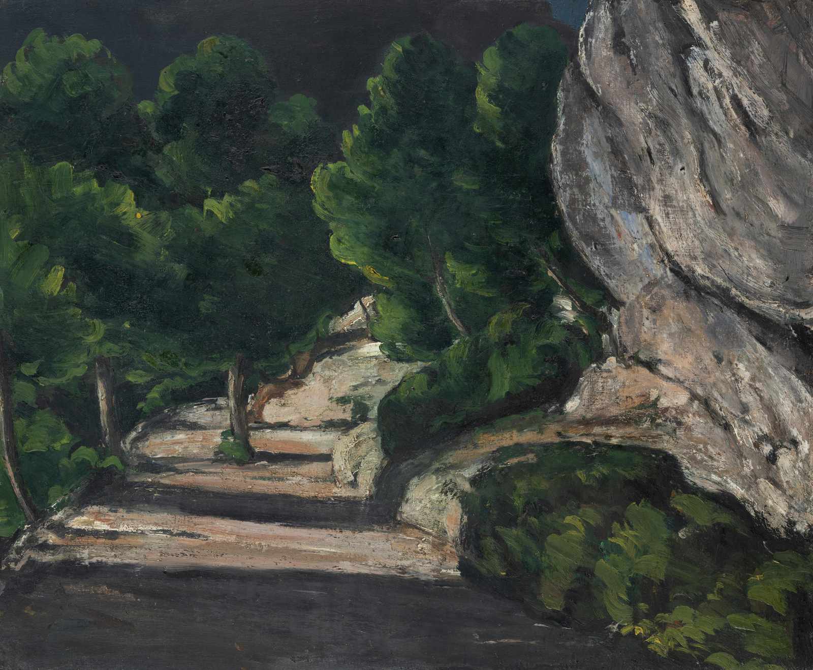 Impressionist Landscape Path Wall Art