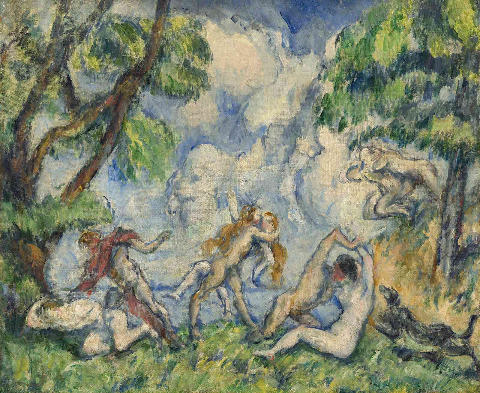 Bathers in Nature Impressionist Wall Art