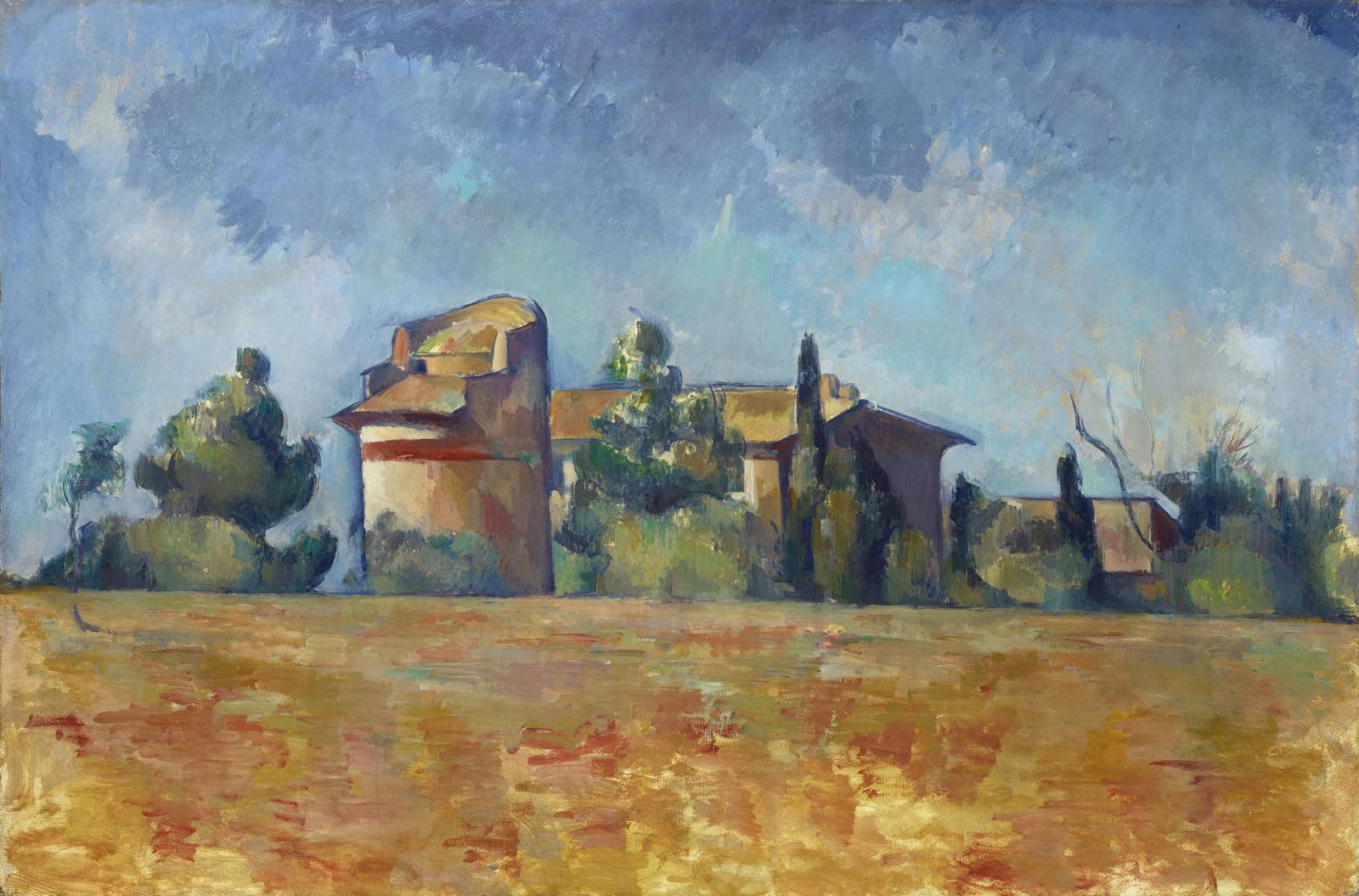 Impressionist French Villa Landscape Wall Art