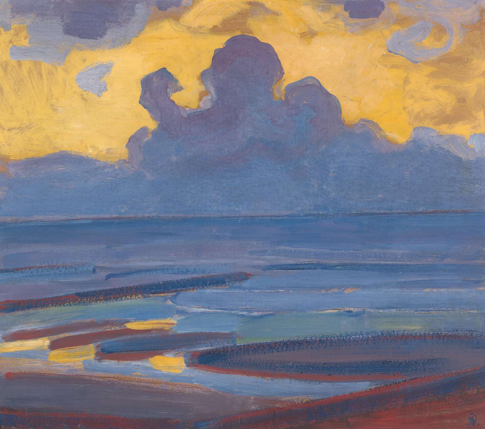 Dramatic Sky Seascape Impressionist Wall Art