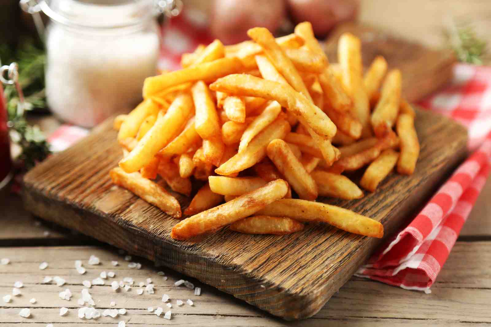 Golden Fries Appetizing Food Wall Art