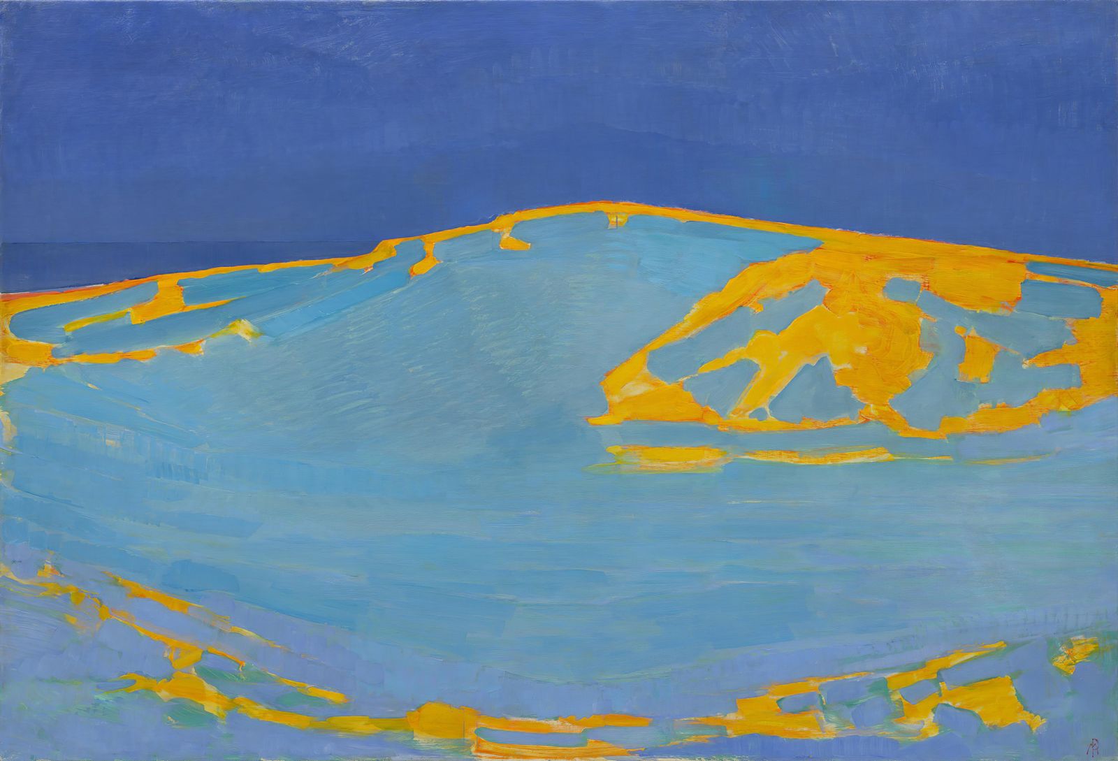 Abstract Coastal Landscape Wall Art