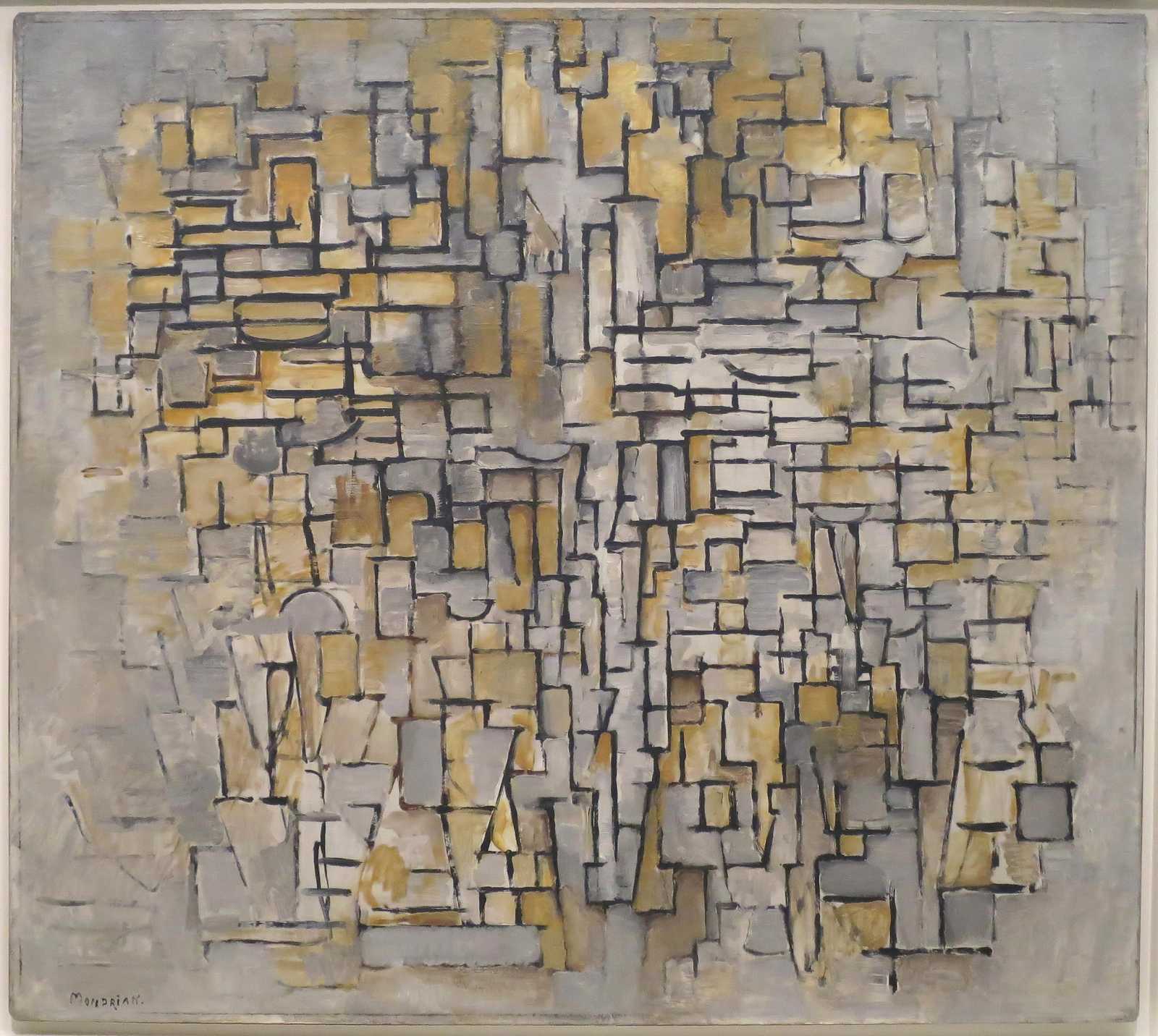 Abstract Geometric Cityscape Wall Art