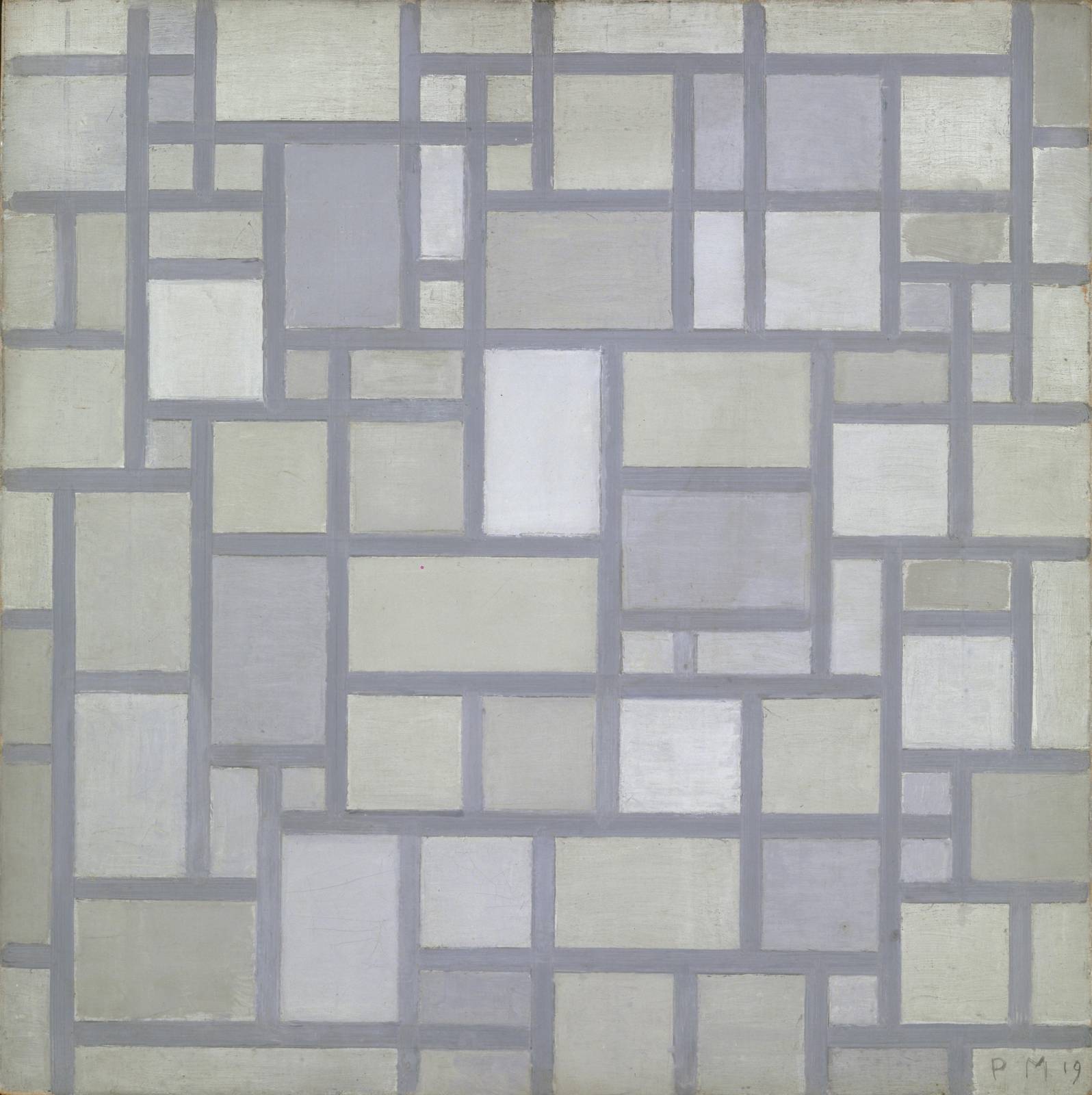 Abstract Geometric Grid Wall Art - Modern Art Decor