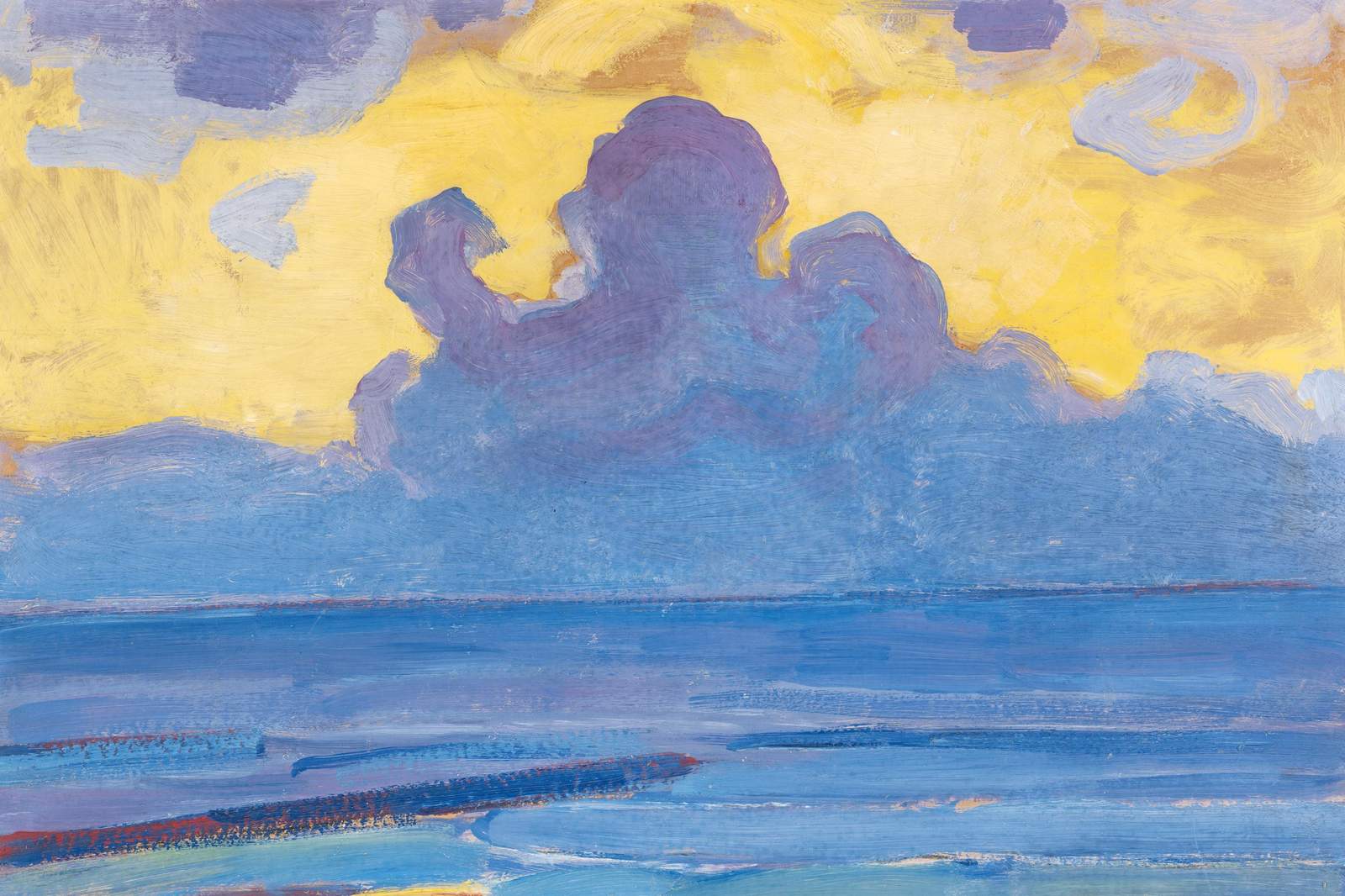 Vibrant Sky & Sea Impressionist Wall Art