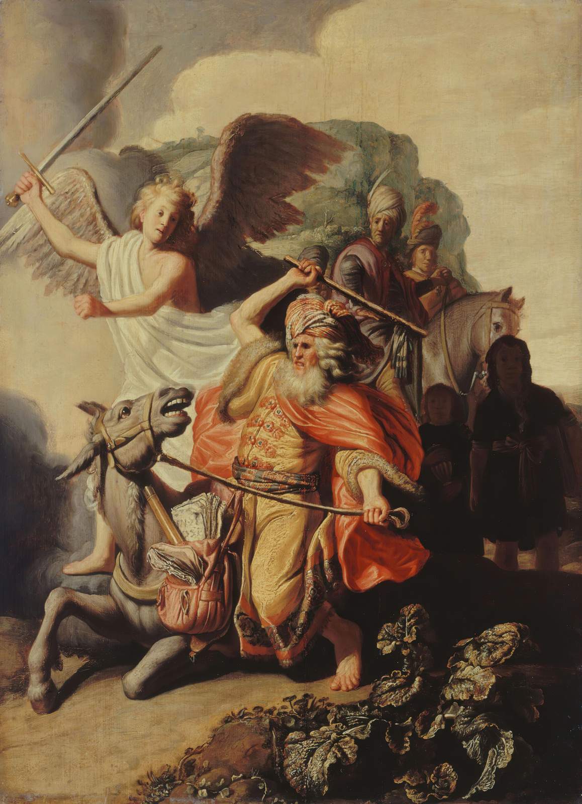 Biblical Angel & Warrior Donkey Wall Art