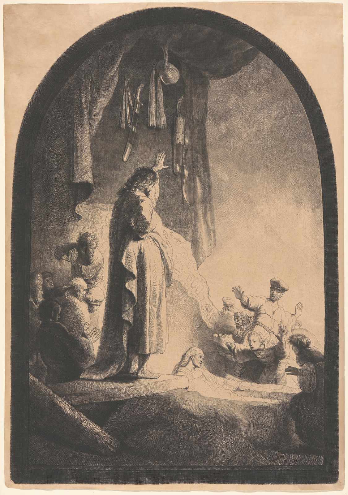 Rembrandt Christ Healing the Sick Wall Art