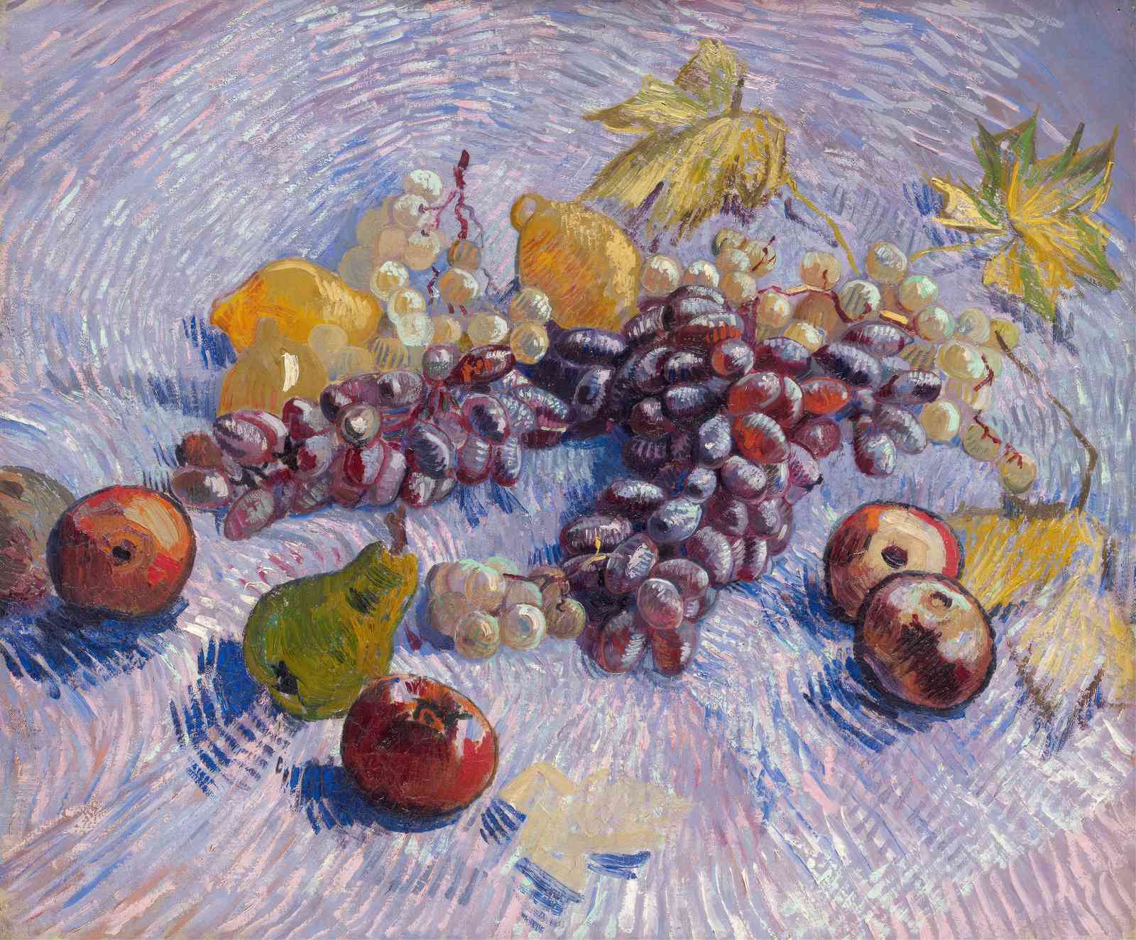 Van Gogh Still Life Grapes and Fruit Wall Art
