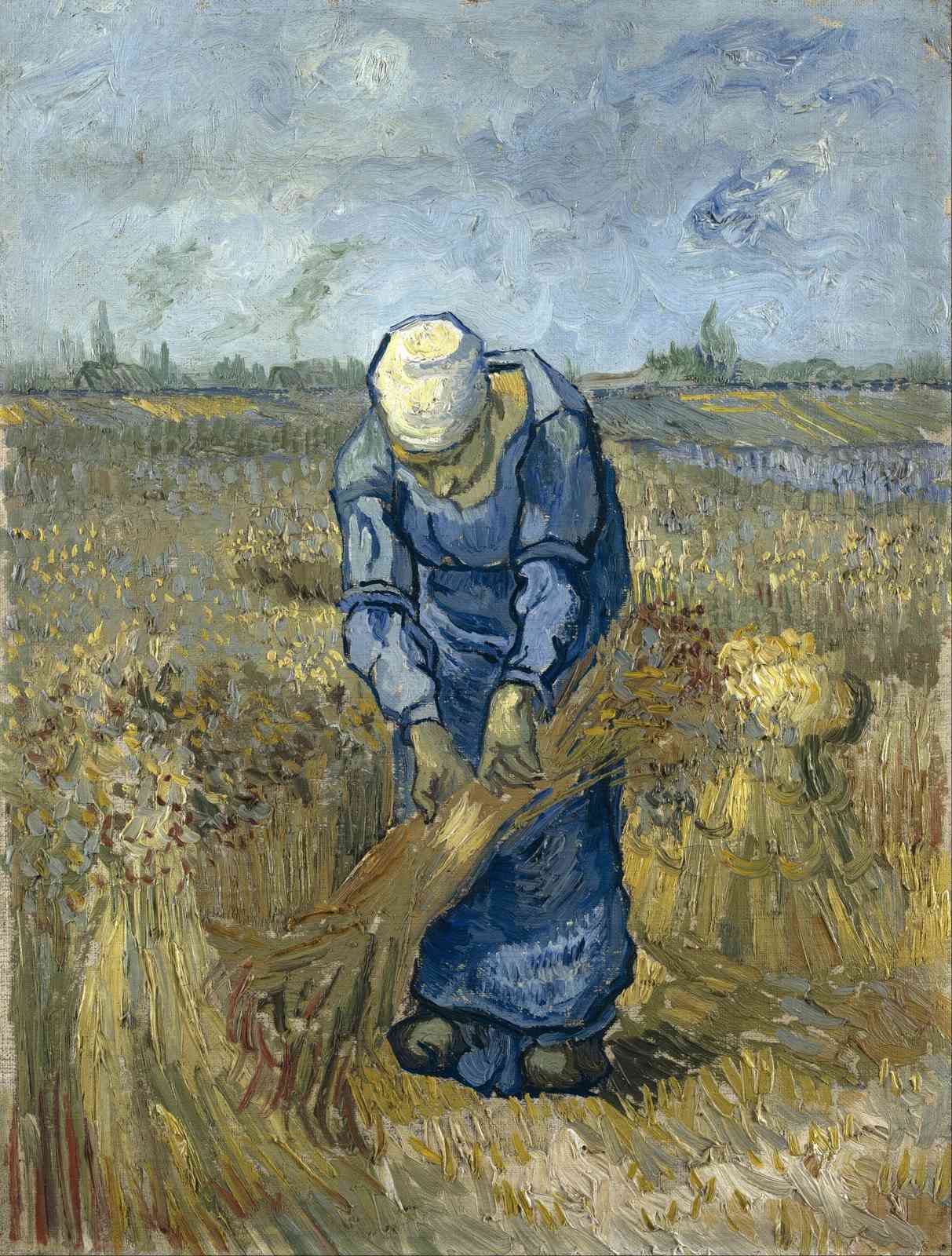 Vincent Van Gogh The Gleaner Wall Art