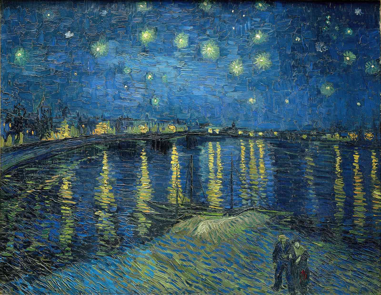 Starry Night Over the Rhone Wall Art