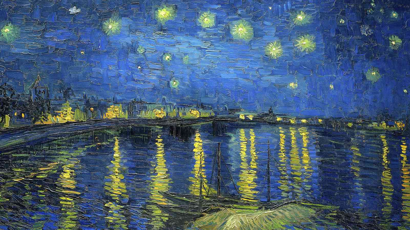 Van Gogh Starry Night Over The Rhone Wall Art