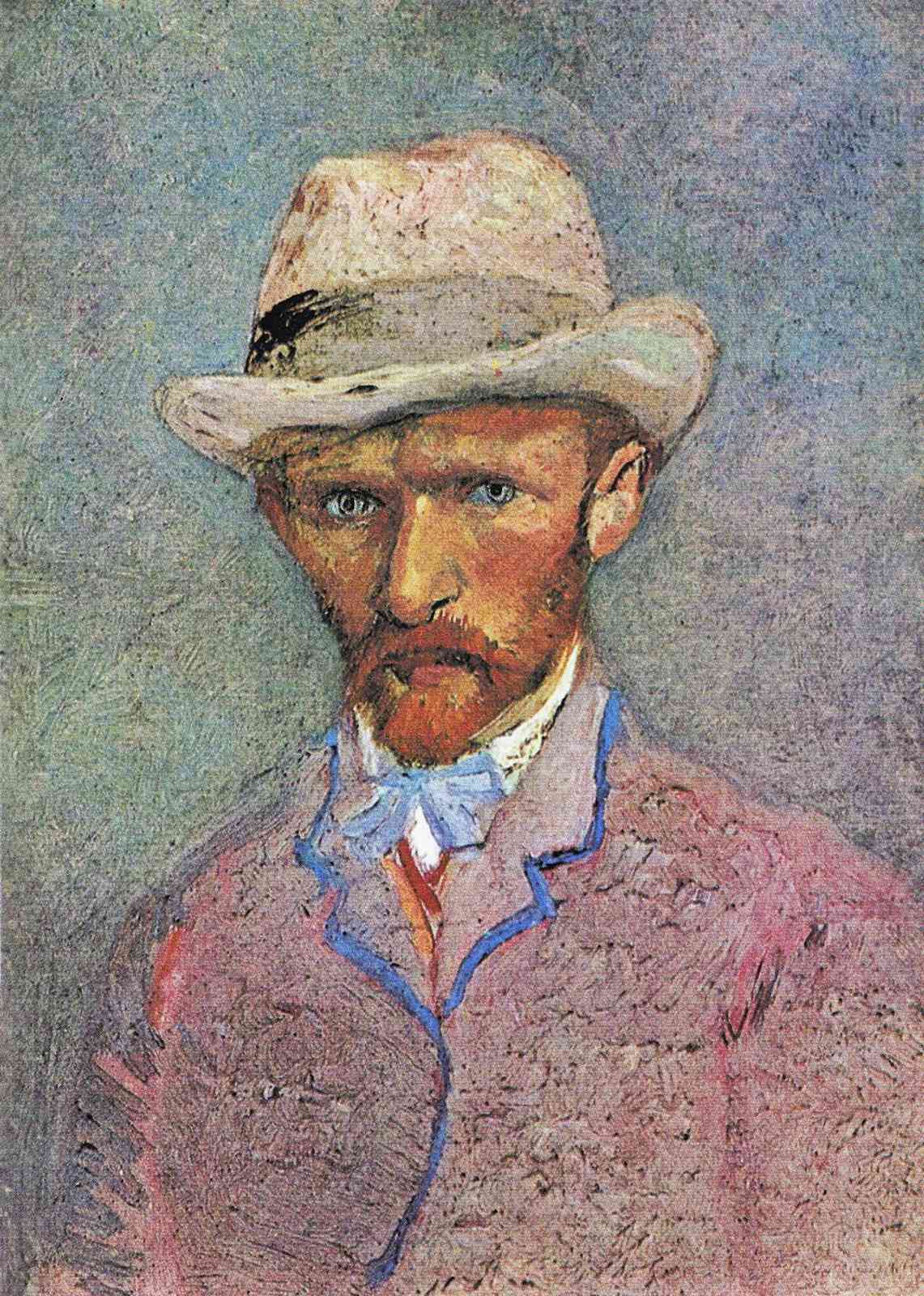 Van Gogh Self-Portrait Hat Wall Art