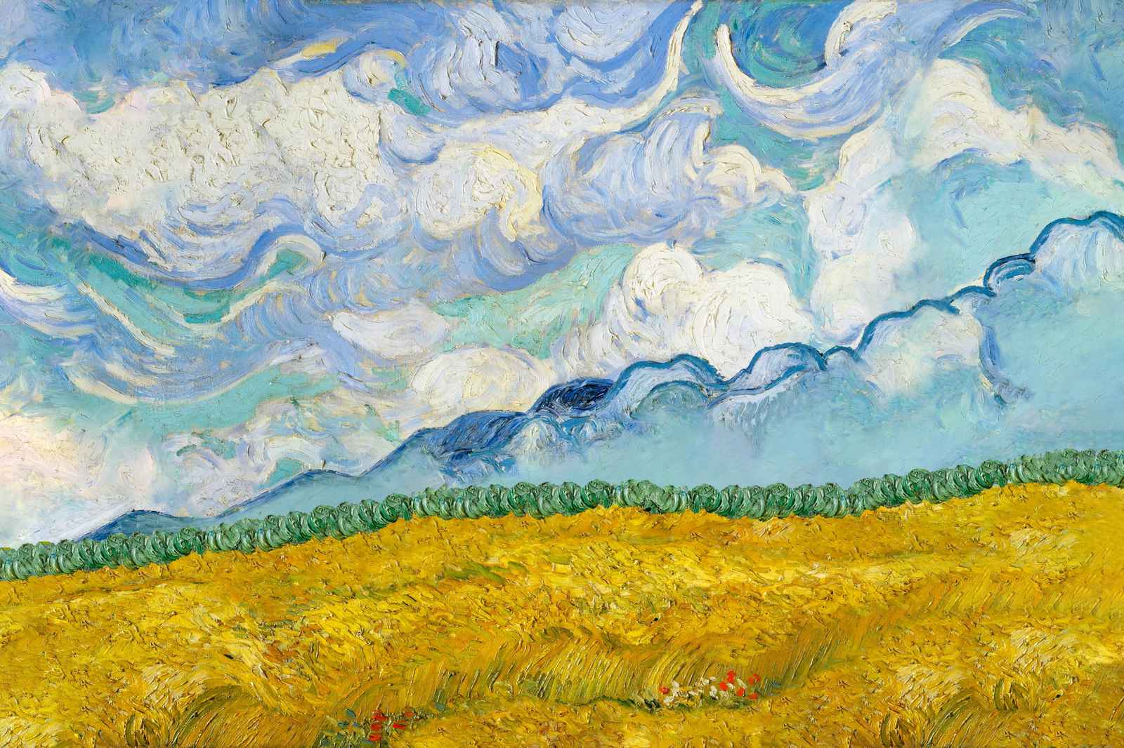 Vincent Van Gogh Wheat Field Wall Art
