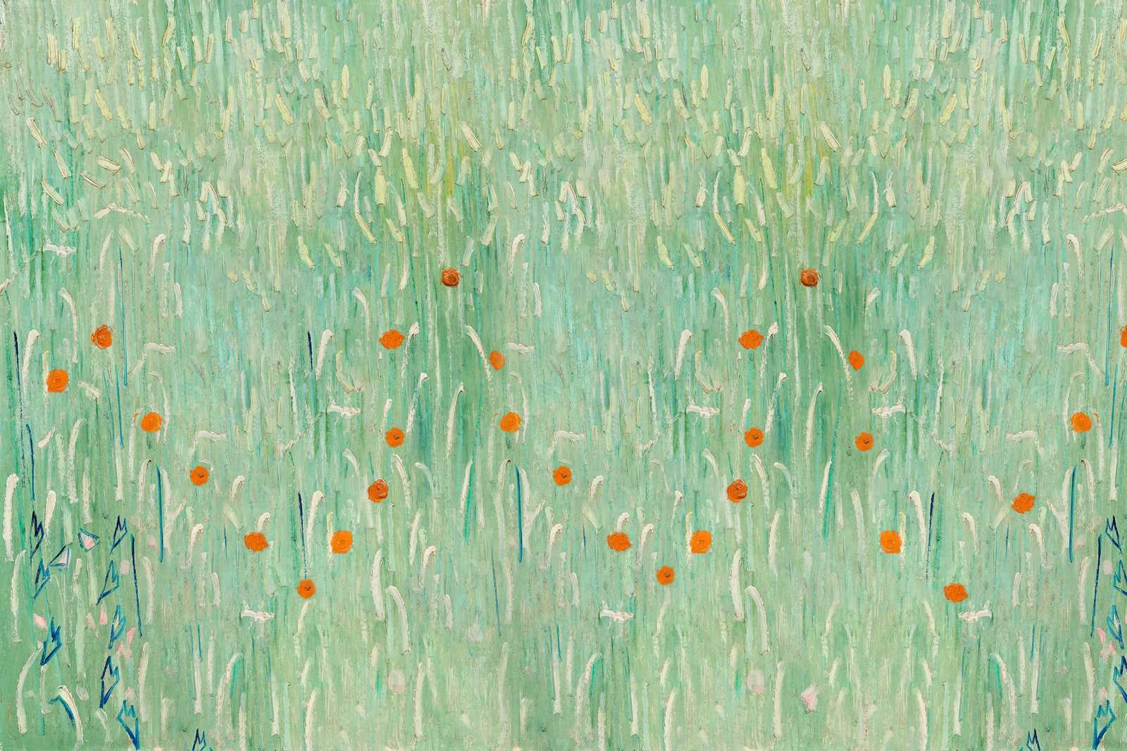 Vibrant Poppy Field Impressionist Wall Art