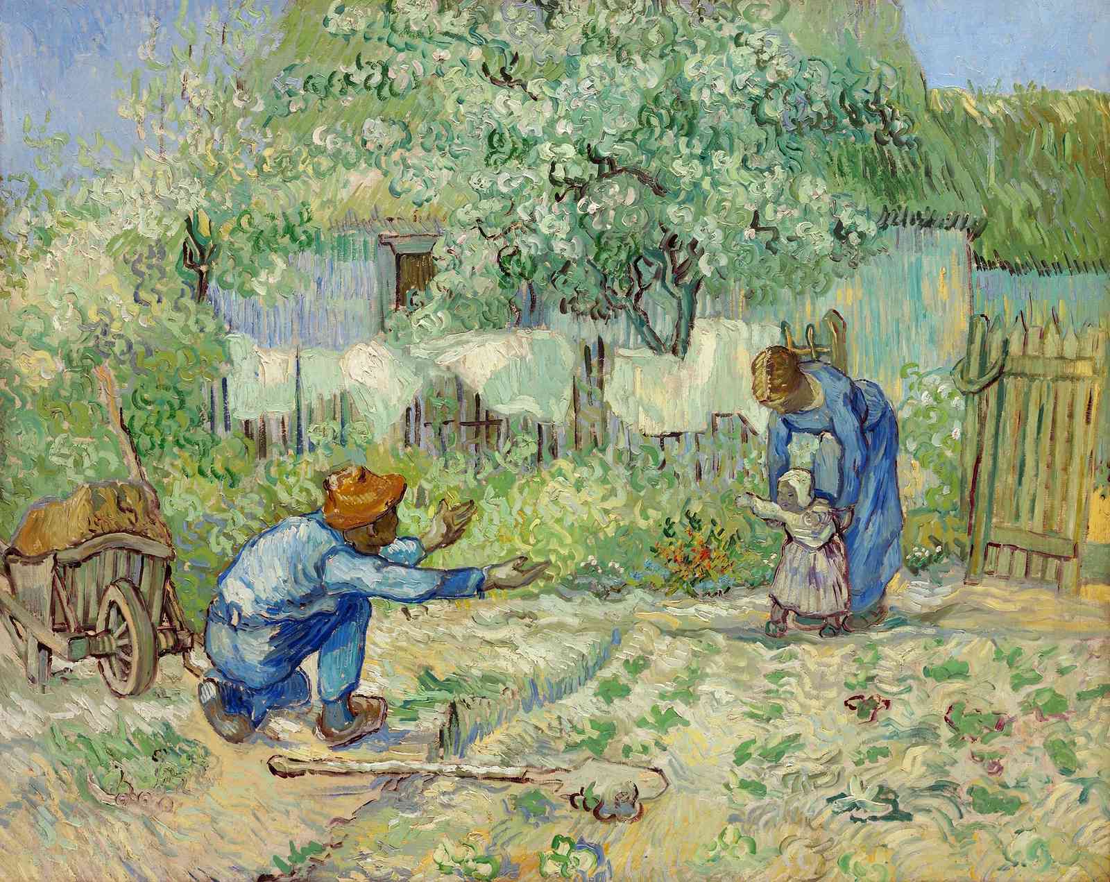 Van Gogh's Garden Scene Wall Art