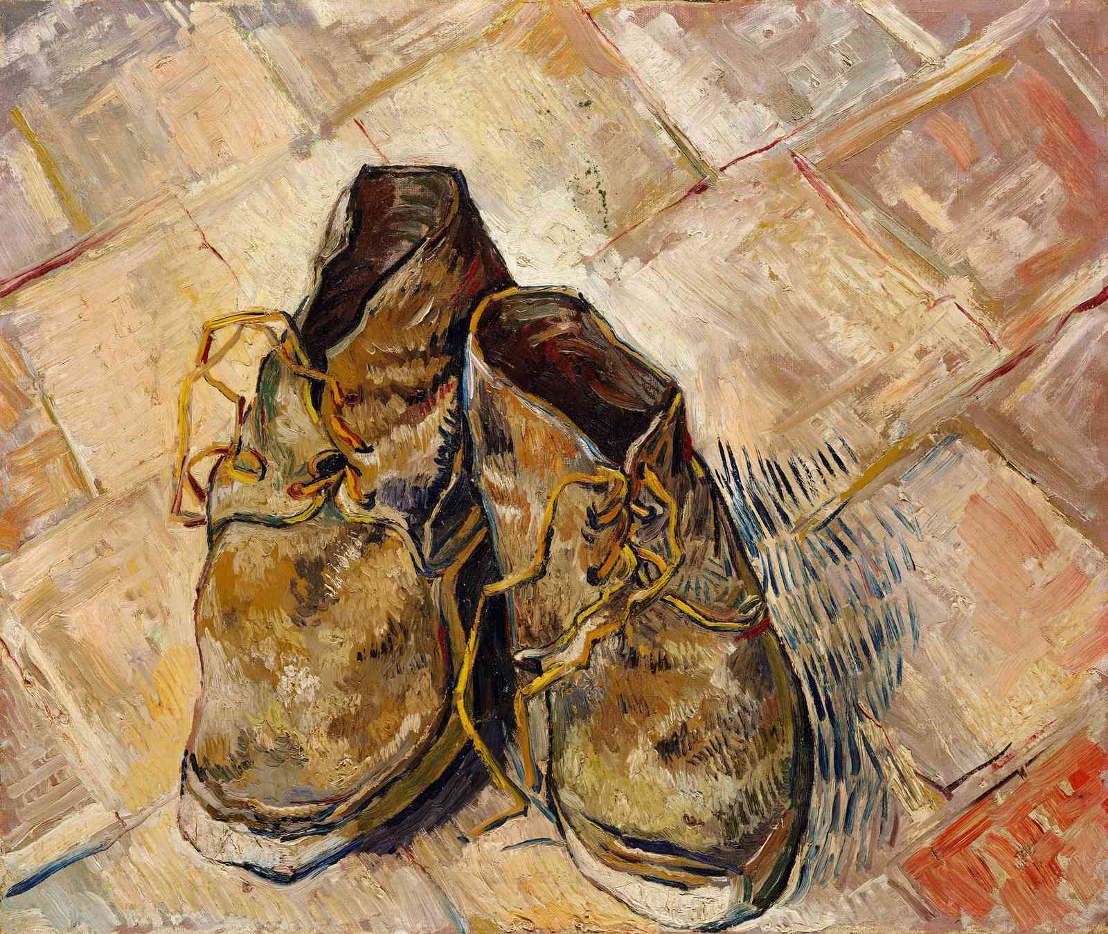 Rustic Boots Impressionist Wall Art Wall Art