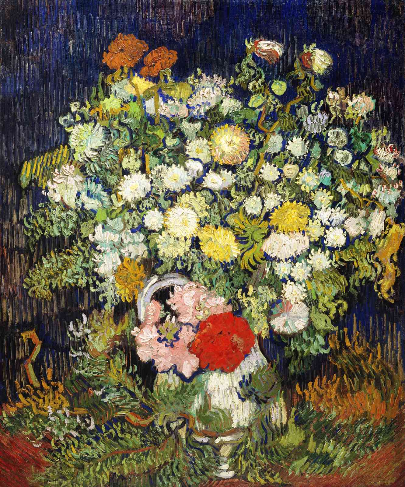 Van Gogh Sunflowers & Roses Wall Art