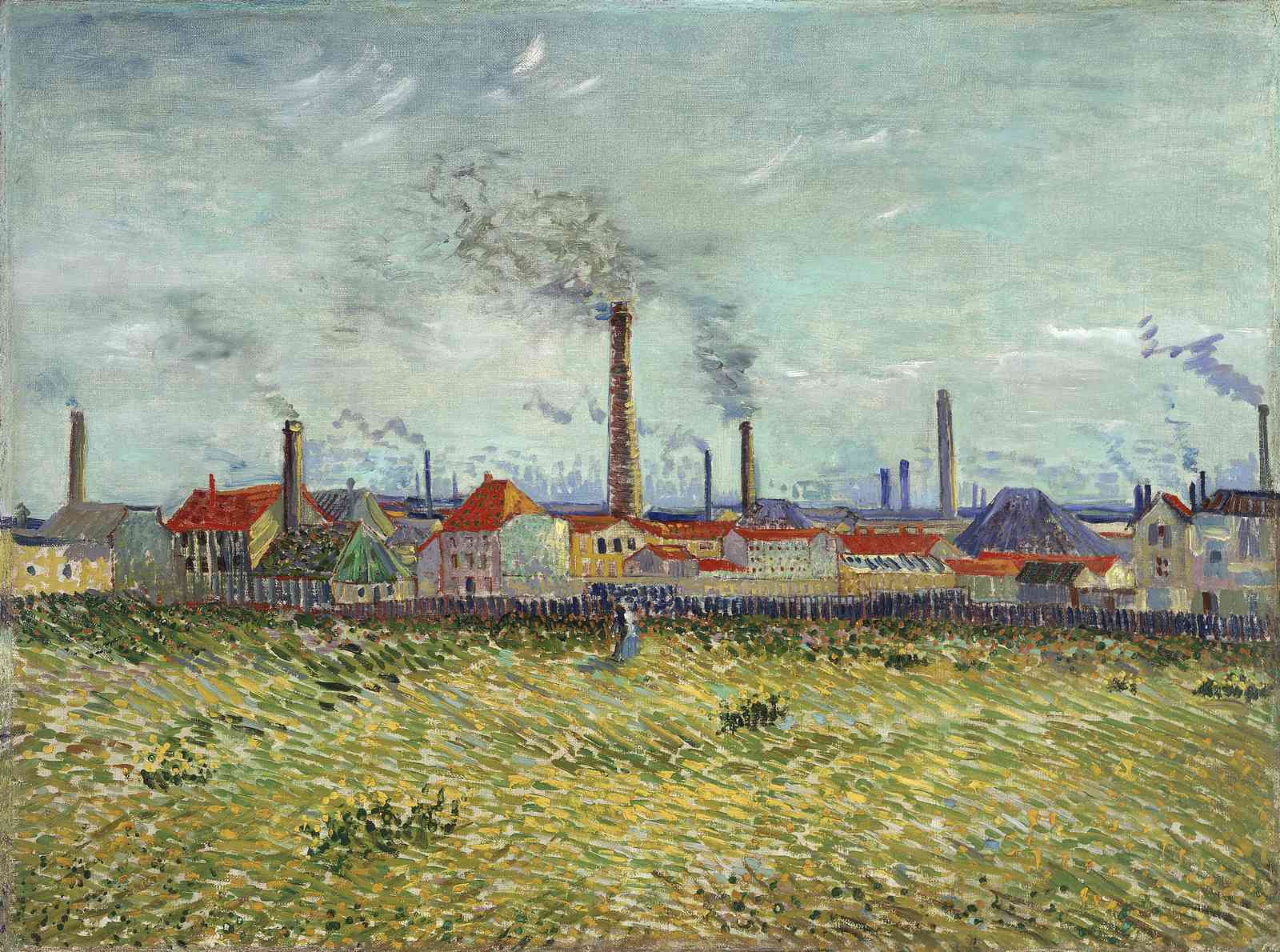 Industrial Landscape Van Gogh Wall Art
