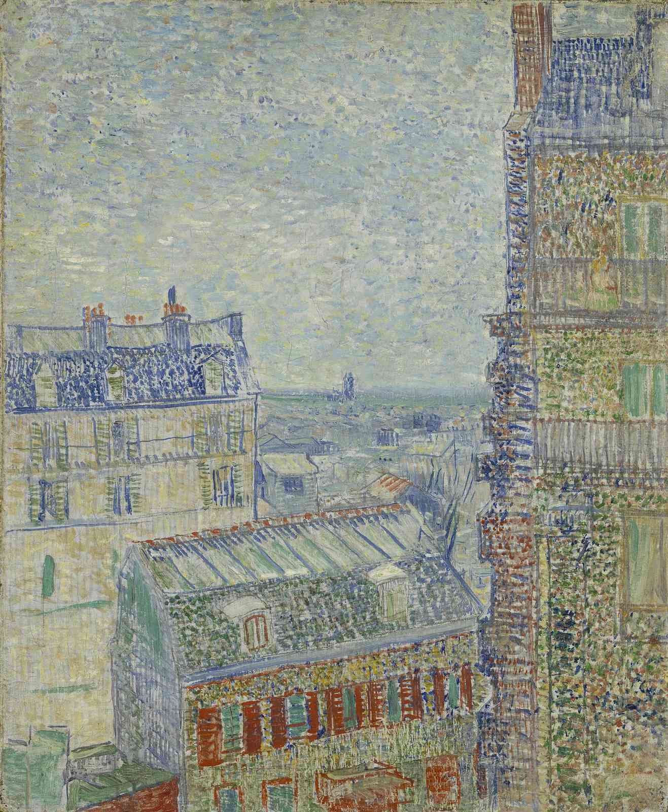 Parisian Rooftops Impressionist Wall Art