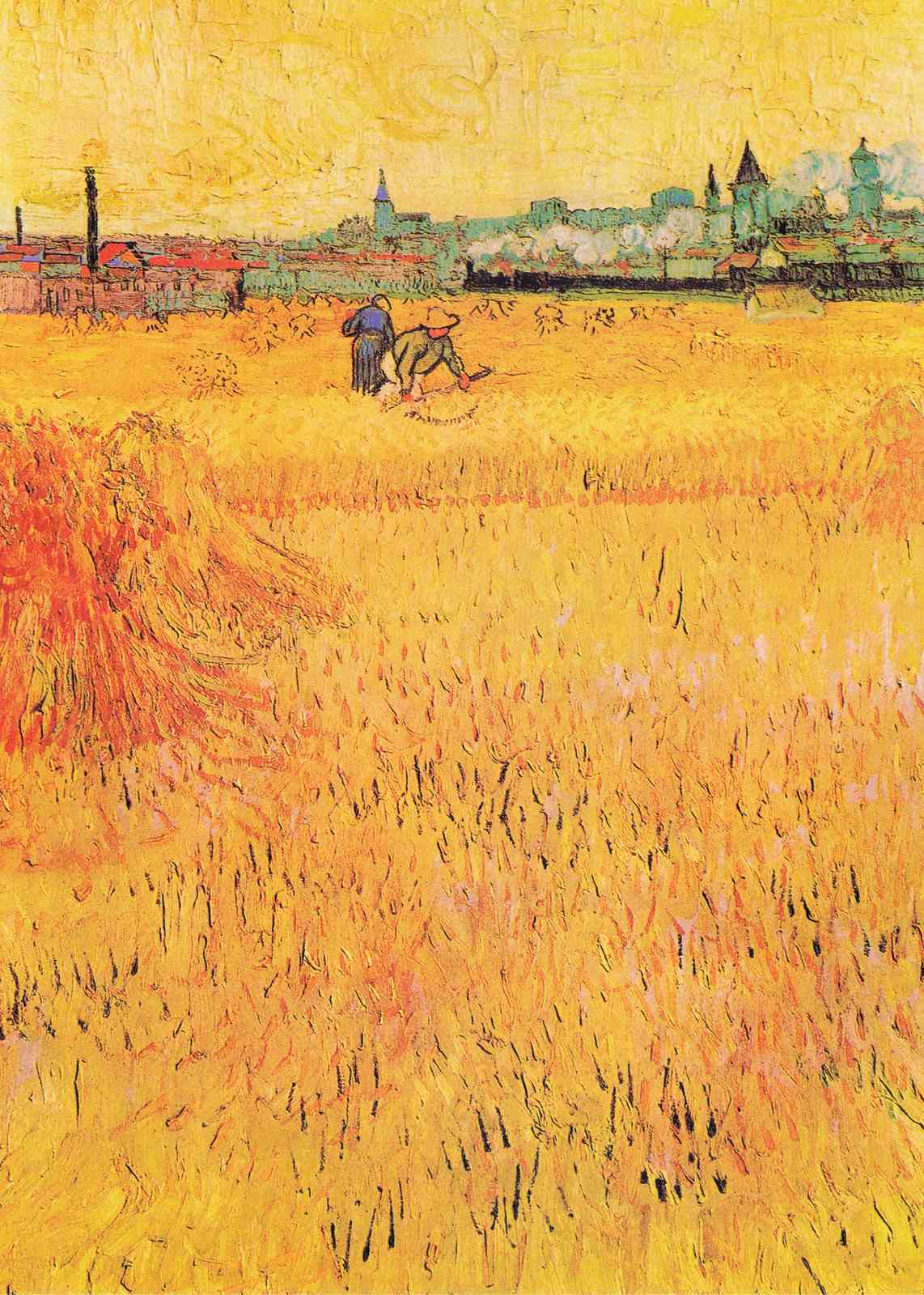 Van Gogh Wheatfield Harvest Wall Art