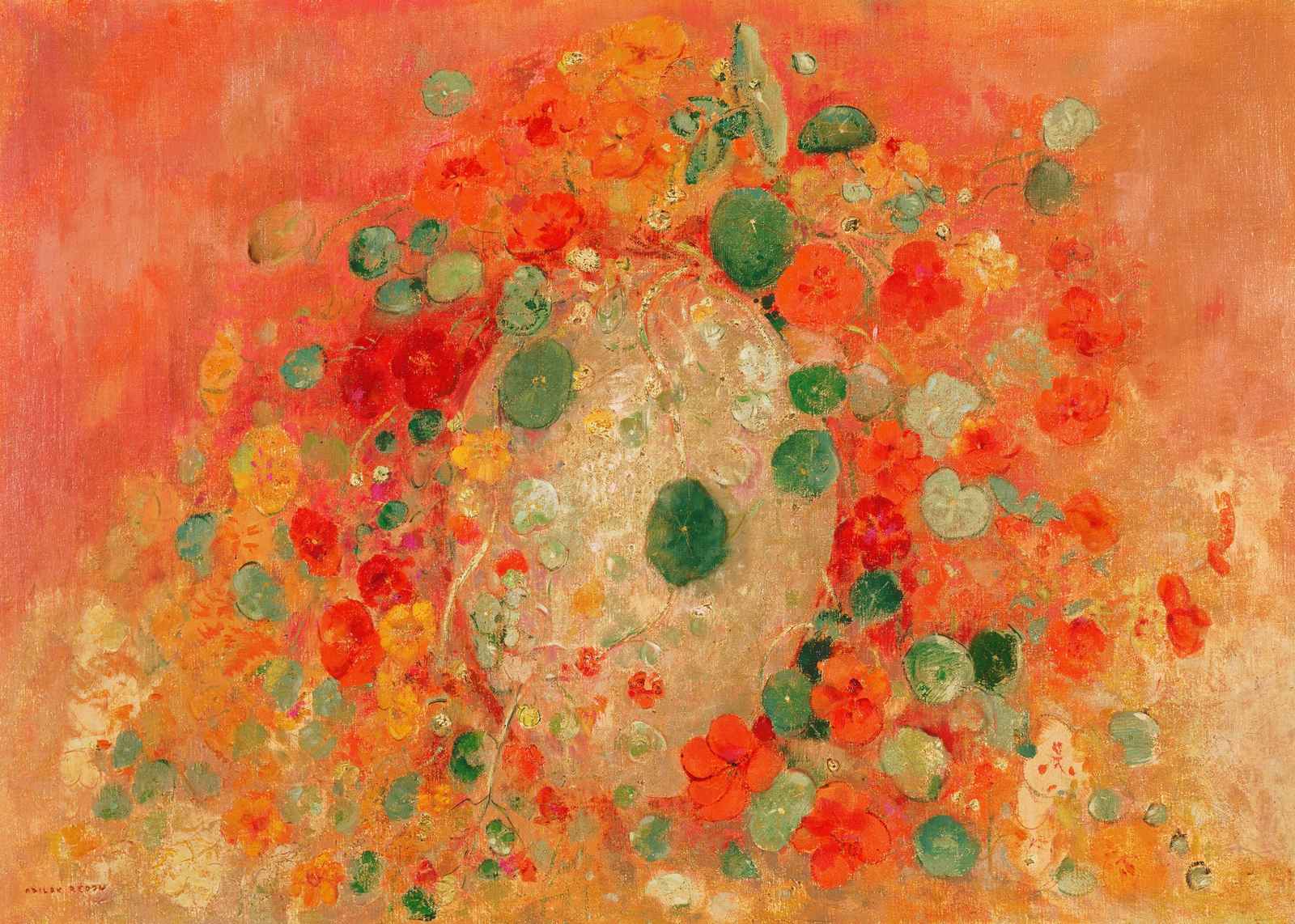 Vibrant Floral Burst Wall Art