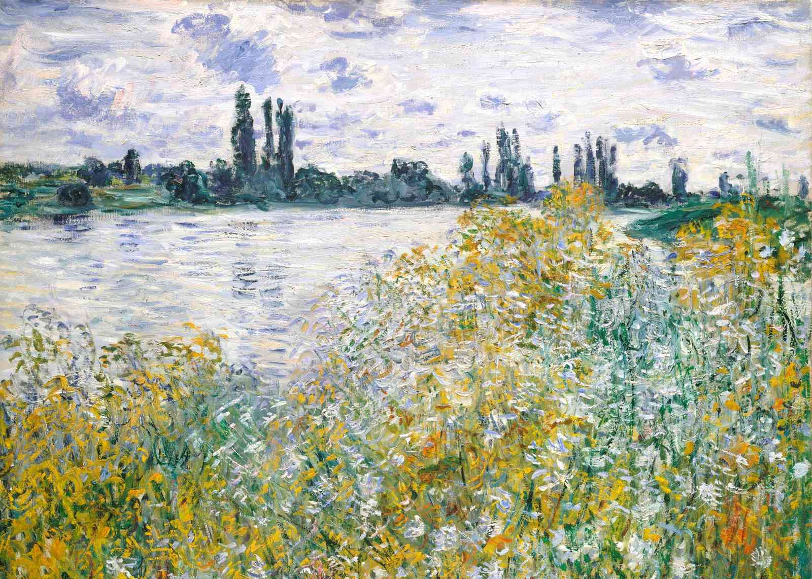 Impressionist River Landscape Wall Art