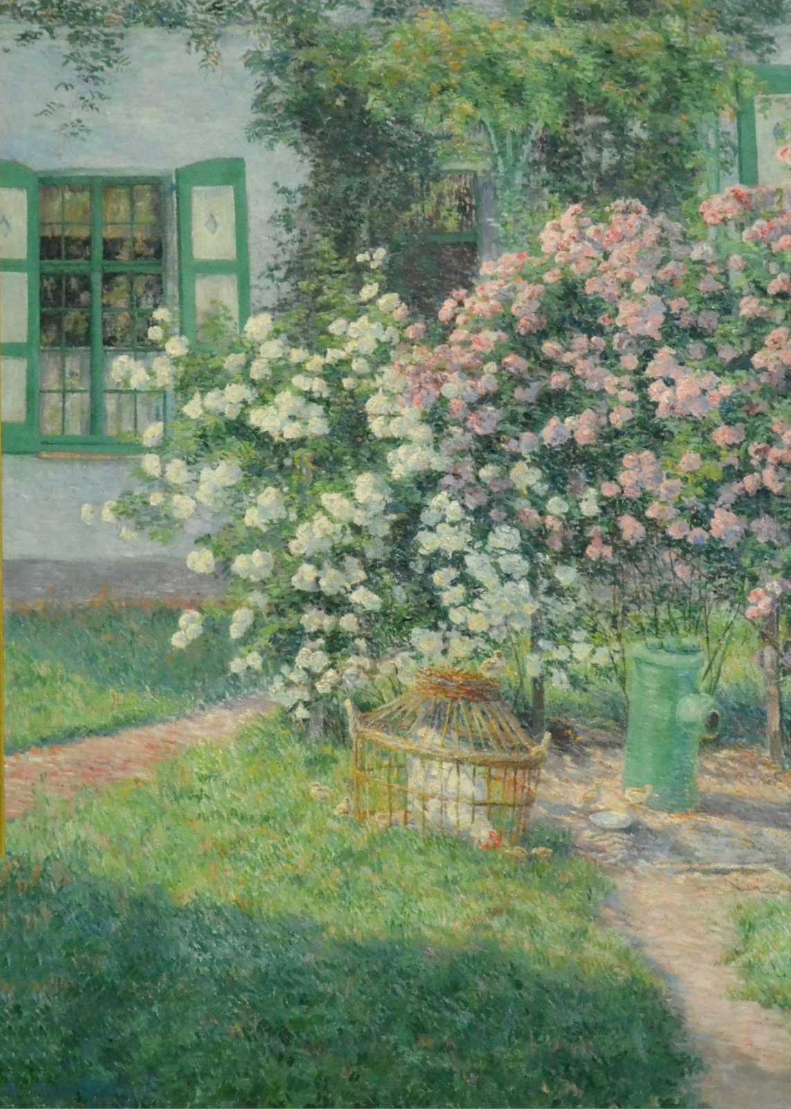 Enchanting Garden Scene Wall Art