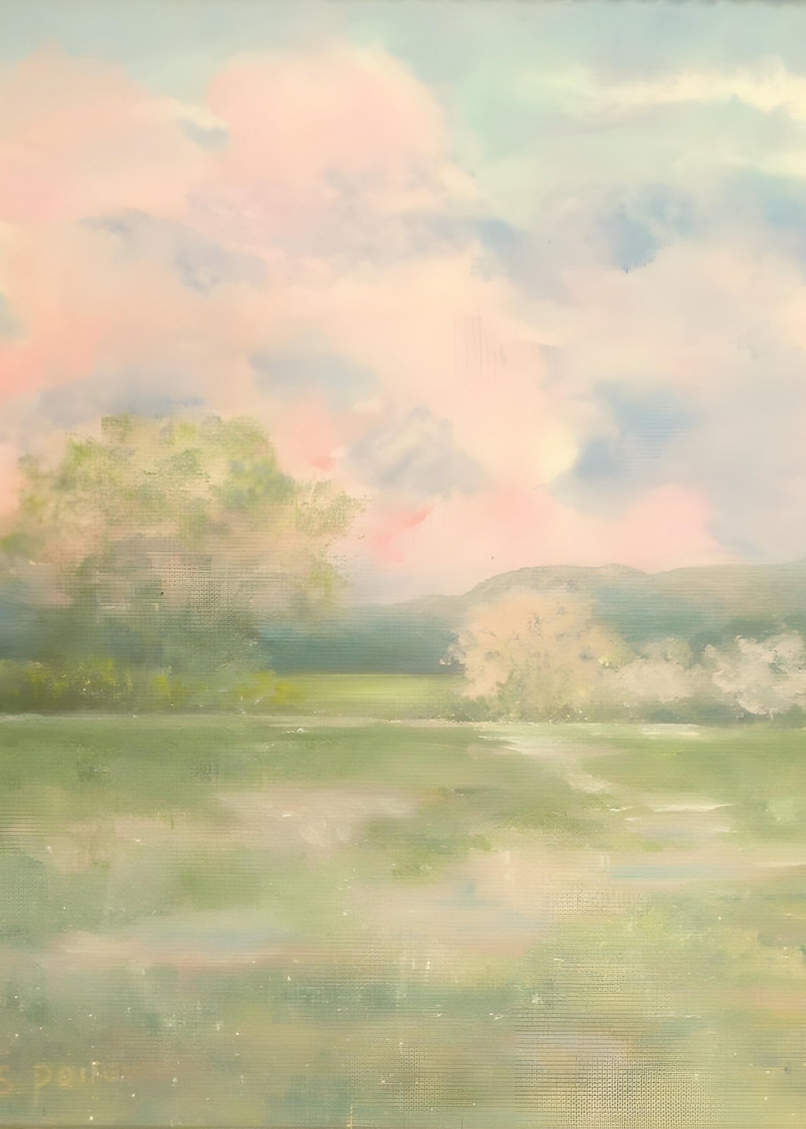 Soft Meadow & Sky Wall Art
