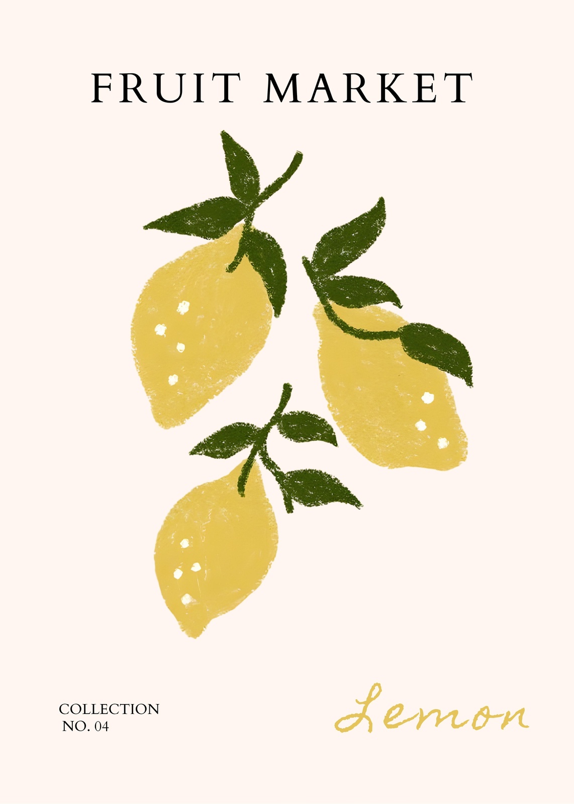 Sunny Lemon Grove Wall Art