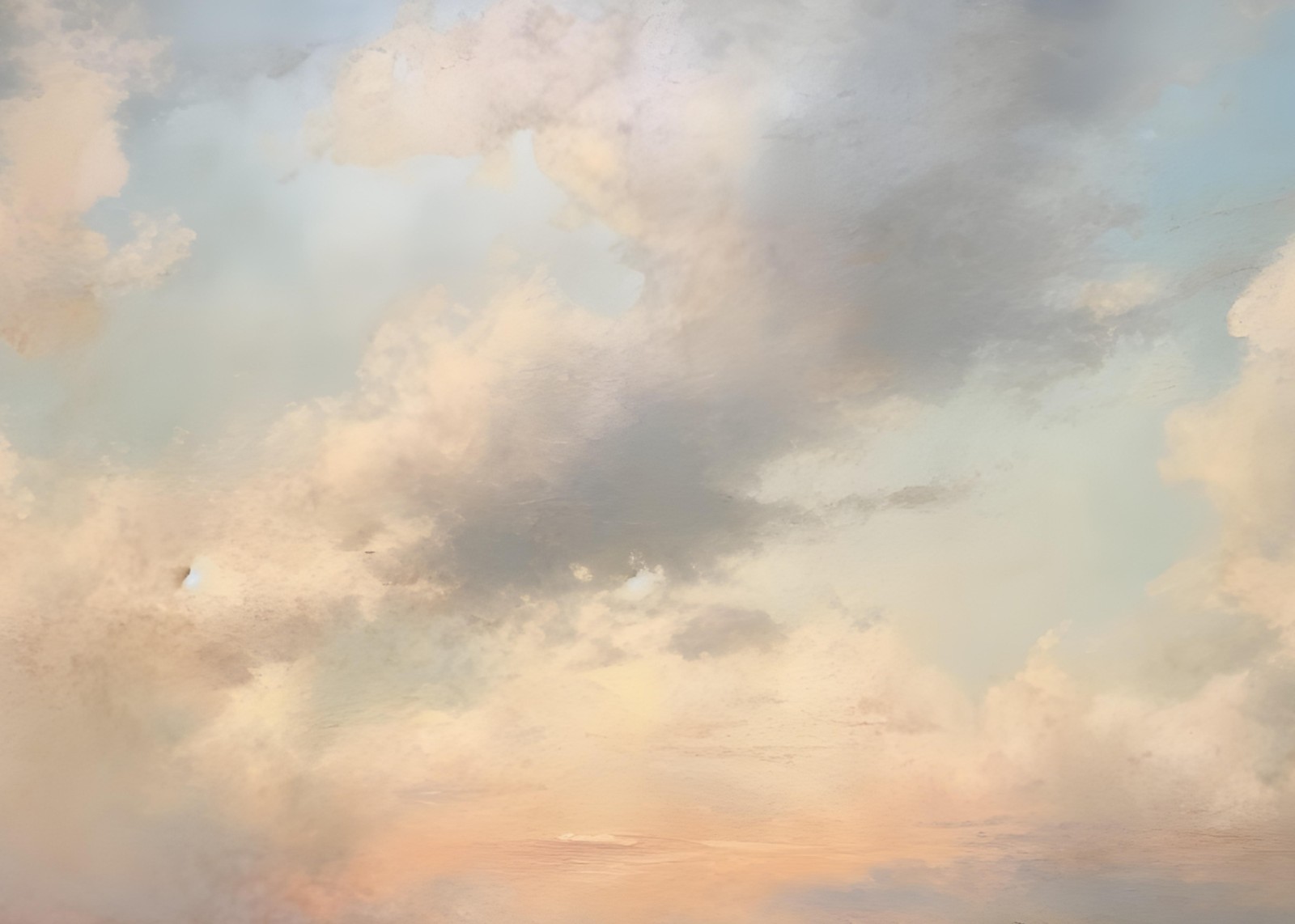 Dreamy Pastel Sky Wall Art for Serene Interiors