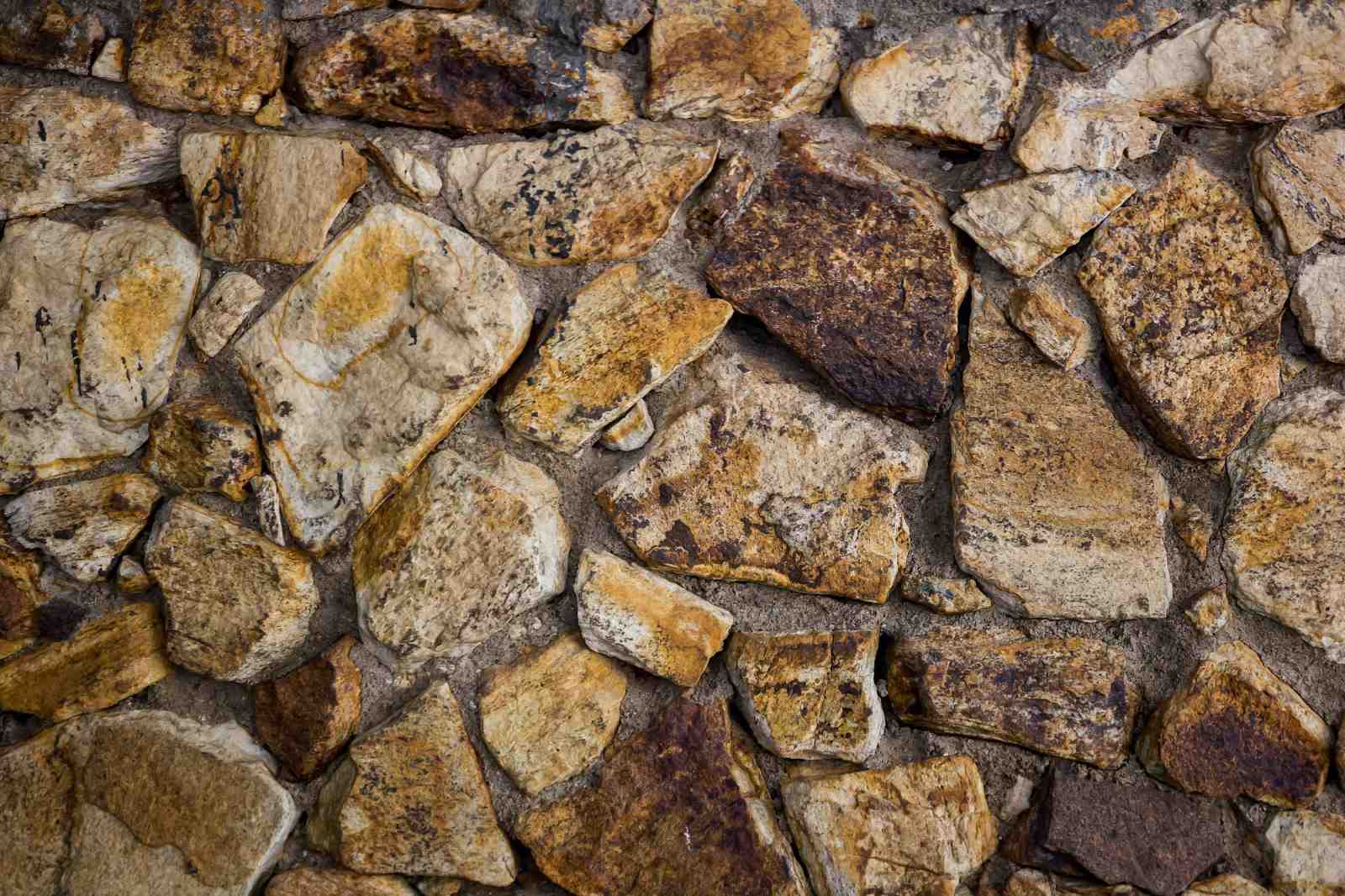 Rustic Stone Wall Texture Wall Art