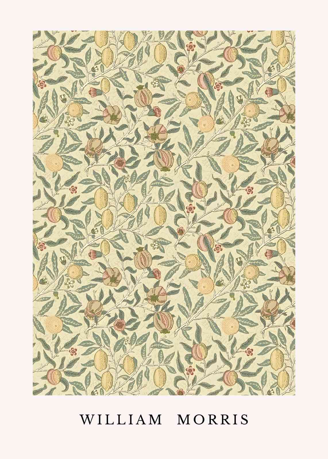 William Morris Fruit & Leaf Vintage Wall Art