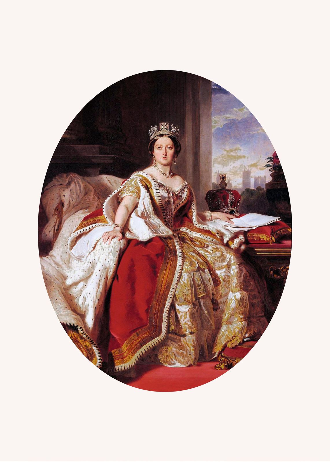 Victorian Monarch Royal Portrait Wall Art