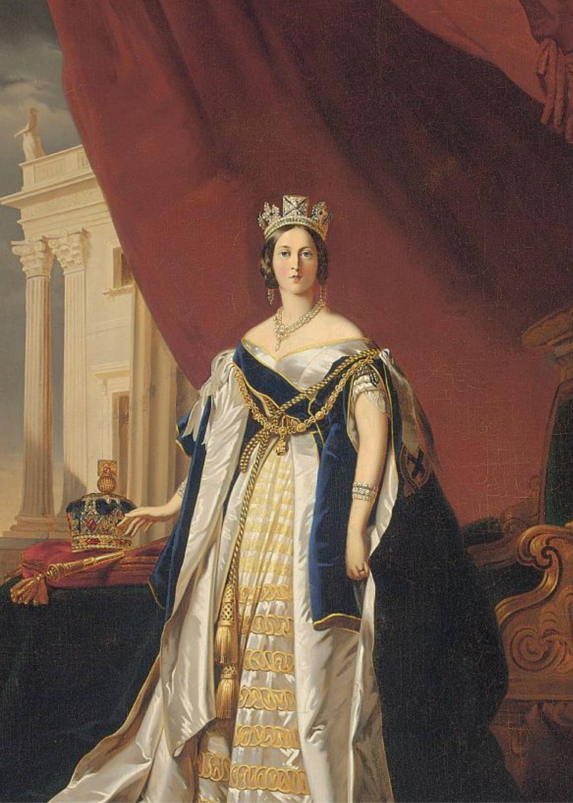 Regal Queen Victoria Portrait Wall Art