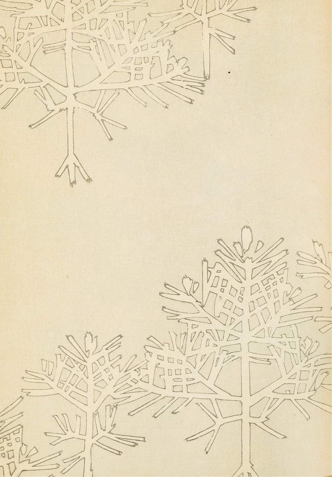 Minimalist Snowflake Line Art Wall Art