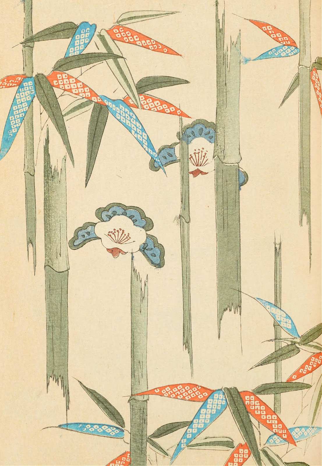 Zen Bamboo & Blossom Wall Art